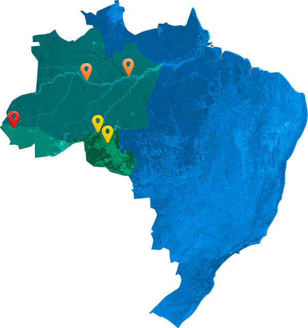 mapa dos loteamentos